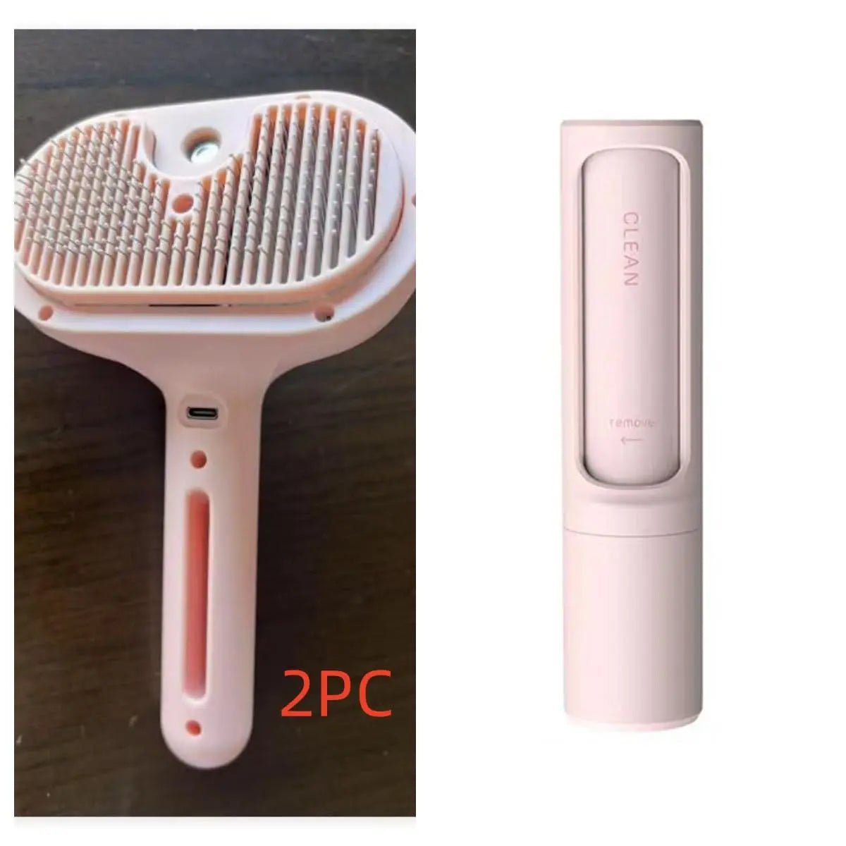 Self - Cleaning Pet Grooming Comb with Mist - 