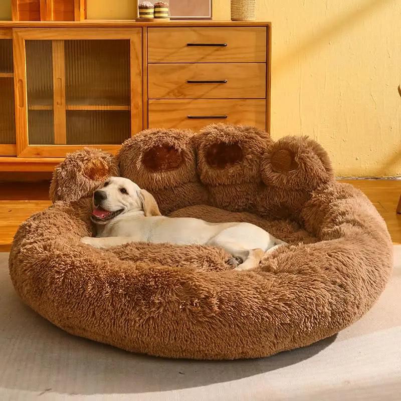 Warm Fleece Dog Bed for Medium & Large Dogs Soft Mattress - 